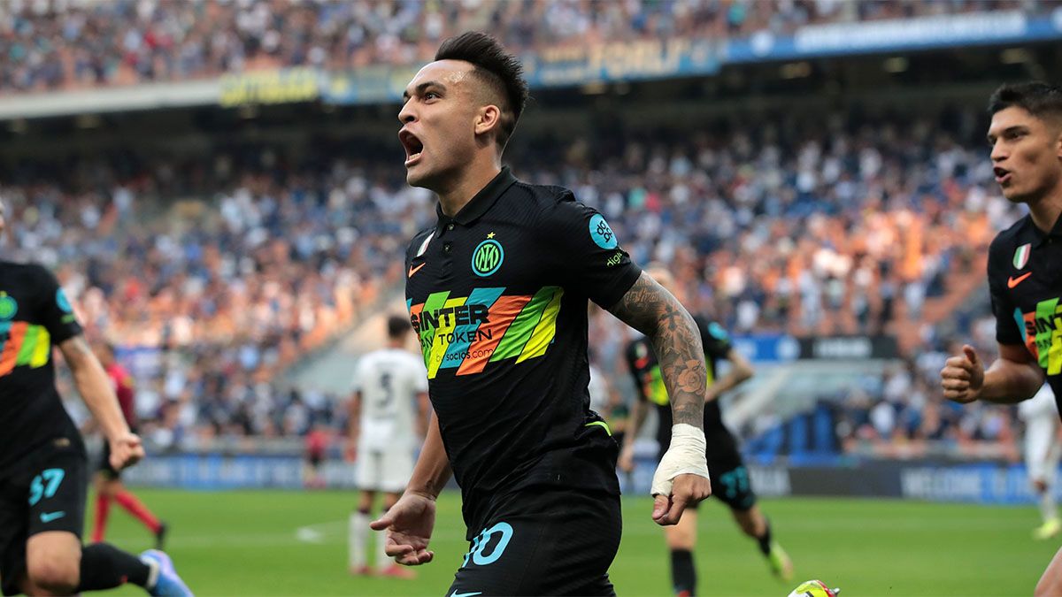 Lautaro Martínez, intratable: marcó en la goleada del Inter