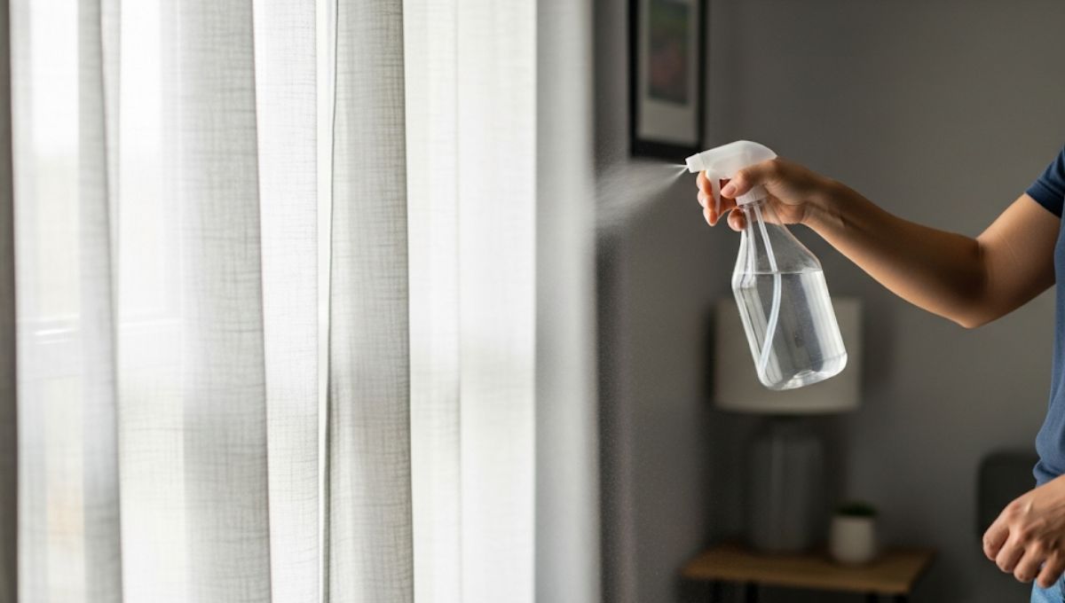 Rociar bicarbonato de sodio en las cortinas de casa: por qué recomiendan hacerlo Rociar bicarbonato de sodio en las cortinas de casa: por qué recomiendan hacerlo