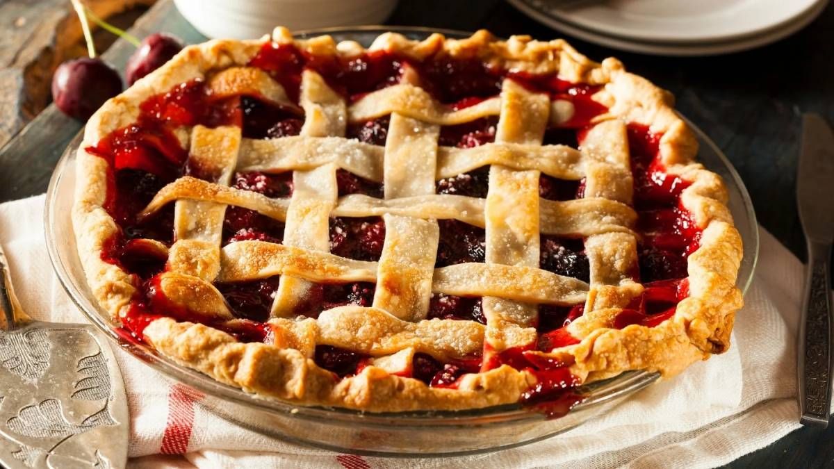 Recetas: tarta de cerezas. Foto: gentileza Okdiario.