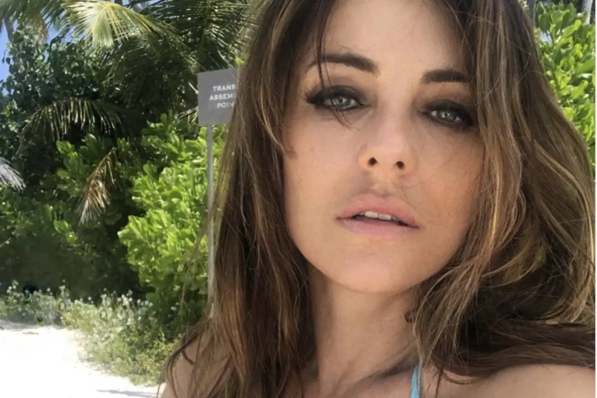 A sus 59 años, Liz Hurley confirma que es la reina de las transparencias animal print, XS y al ras