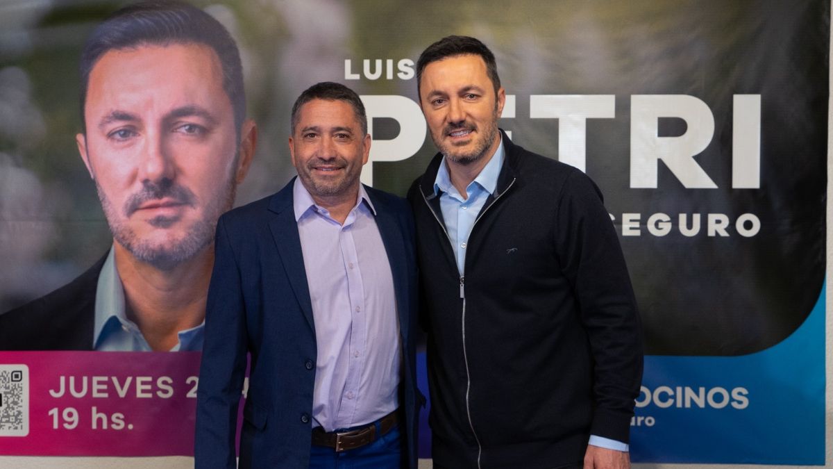 Luis Petri con Fabián Ferro.