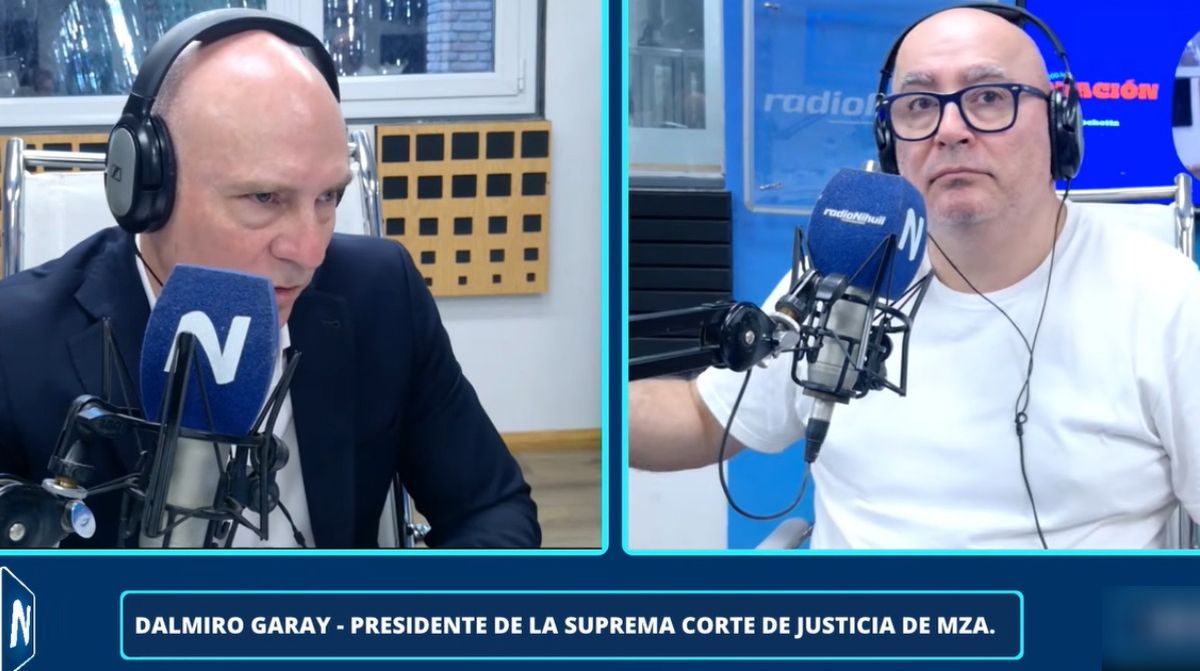 Garay y Montacuto durante la entrevista con el presidente de la Suprema Corte de Justicia. Garay y Montacuto durante la entrevista con el presidente de la Suprema Corte de Justicia.