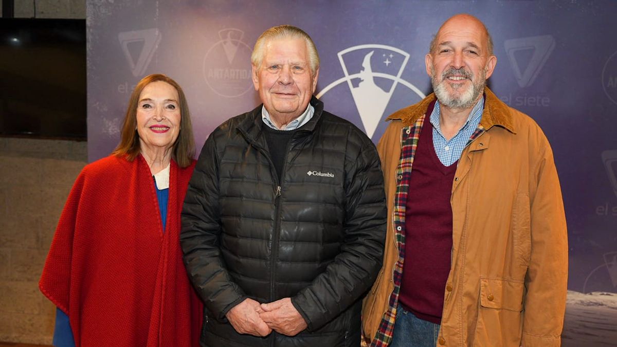 Vidalina Gavlosky, Marcelo Romanello y Sergio Di María. Vidalina Gavlosky, Marcelo Romanello y Sergio Di María.