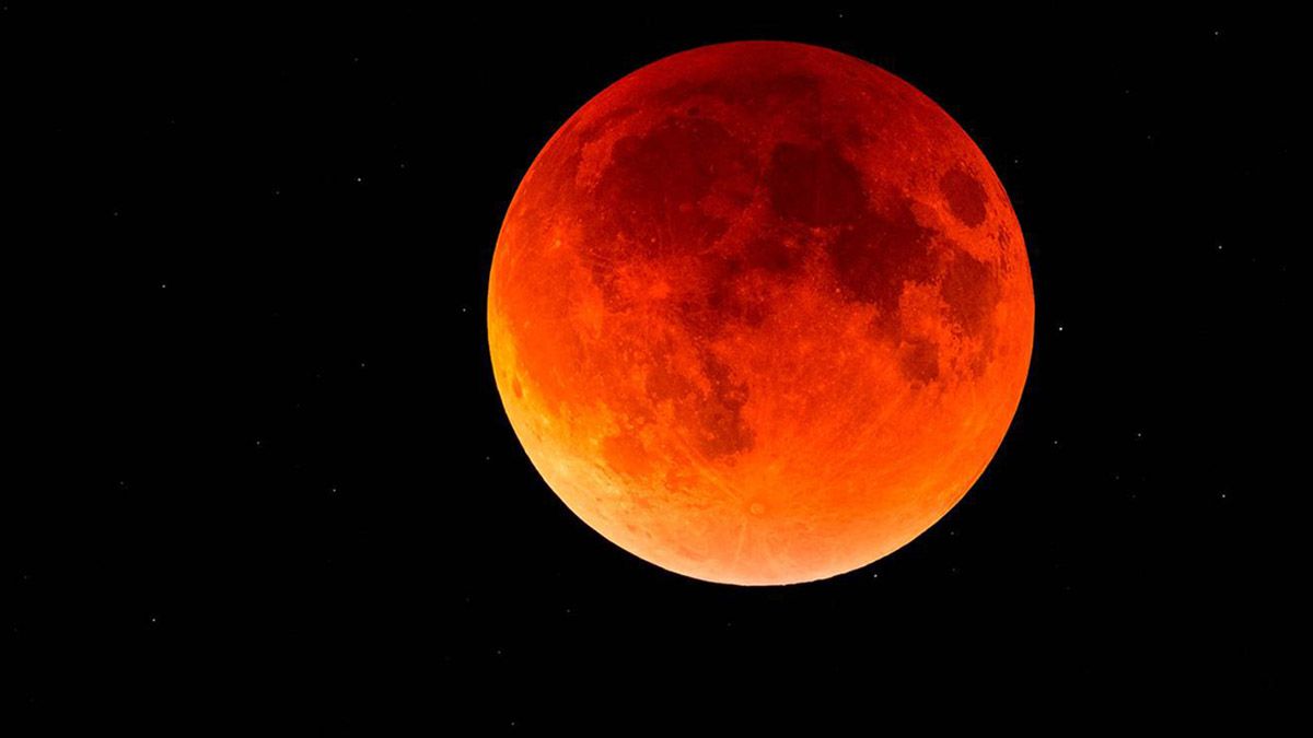 El eclipse lunar se podrá apreciar si las condiciones temporales lo permiten.