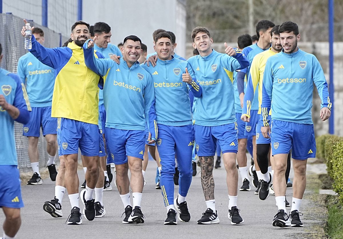 Los jugadores de Boca se preparan para enfrentar a Cruzeiro por los octavos de final de la Copa Sudamericana. Los jugadores de Boca se preparan para enfrentar a Cruzeiro por los octavos de final de la Copa Sudamericana.