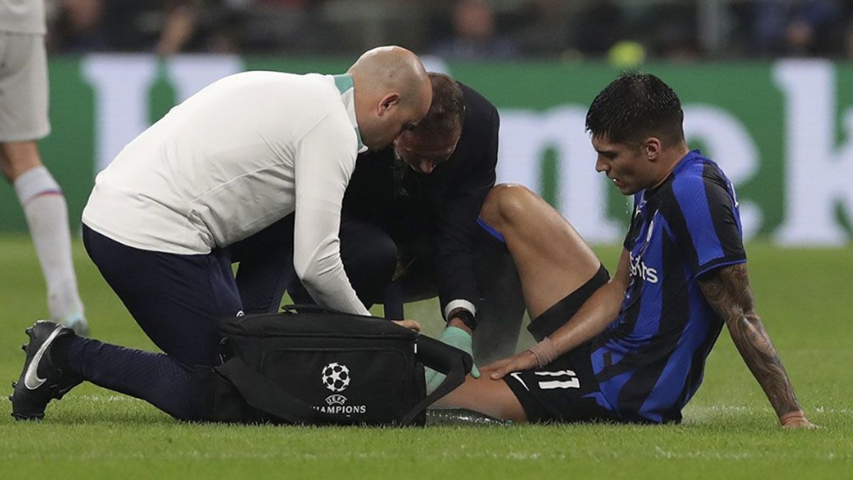 Joaquín Correa no está bien de su rodilla izquierda e inquieta a la Selección Argentina