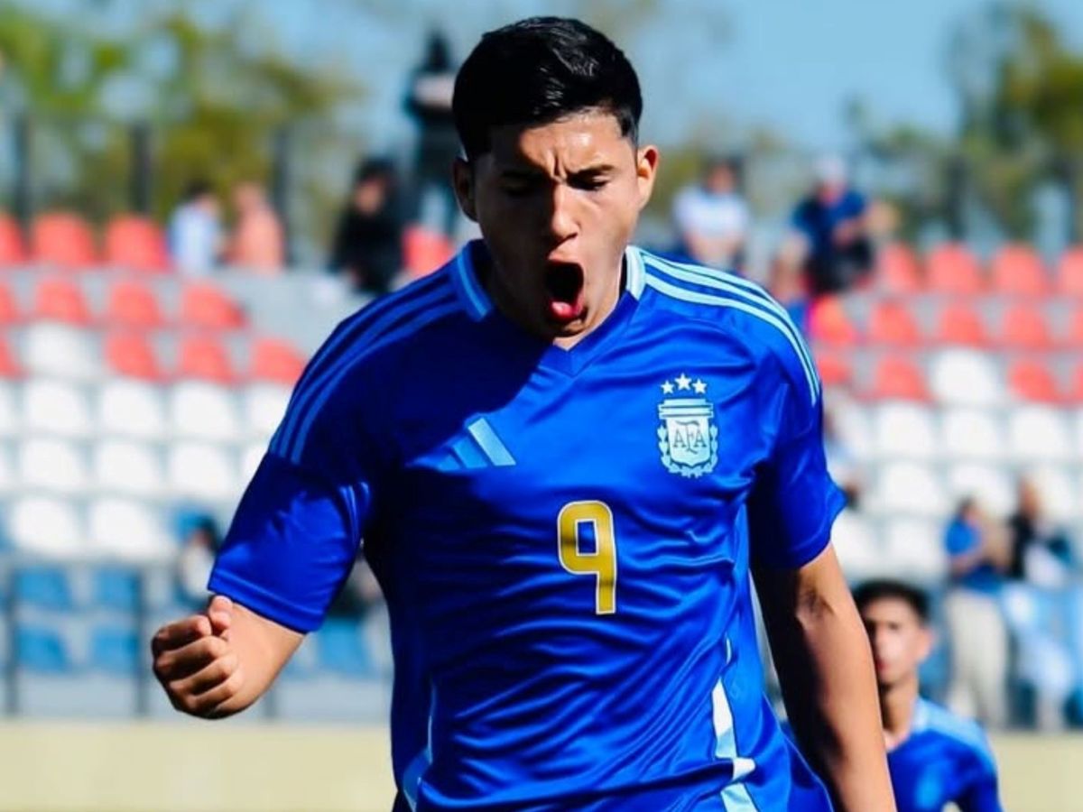 El delantero de River tambi&eacute;n brilla en las categor&iacute;as inferiores de la Selecci&oacute;n argentina.