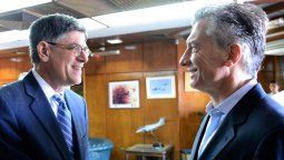 Macri se reunió con el secretario del Tesoro de Estados Unidos  antes de viajar a Colombia