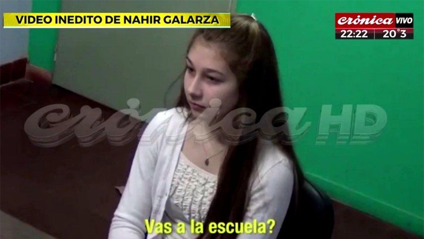 Video inédito de Nahir Galarza a los 16 años denunciando un abuso en manada