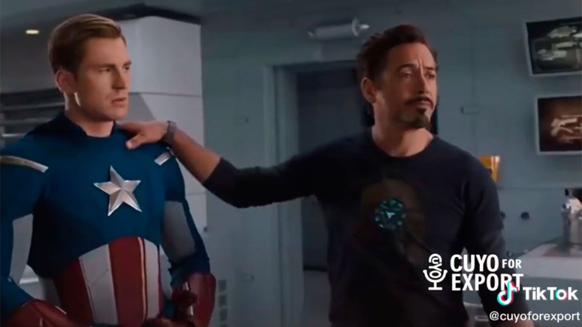 "Ac&aacute; mi compadre iba a Estaci&oacute;n Mir&oacute;" le dice Tony Stark al Capit&aacute;n Am&eacute;rica.