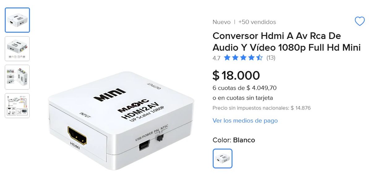 Estos artefactos, en Mercado Libre, tienen un precio cercano a los $20.000, dependiendo de la marca. Estos artefactos, en Mercado Libre, tienen un precio cercano a los $20.000, dependiendo de la marca.