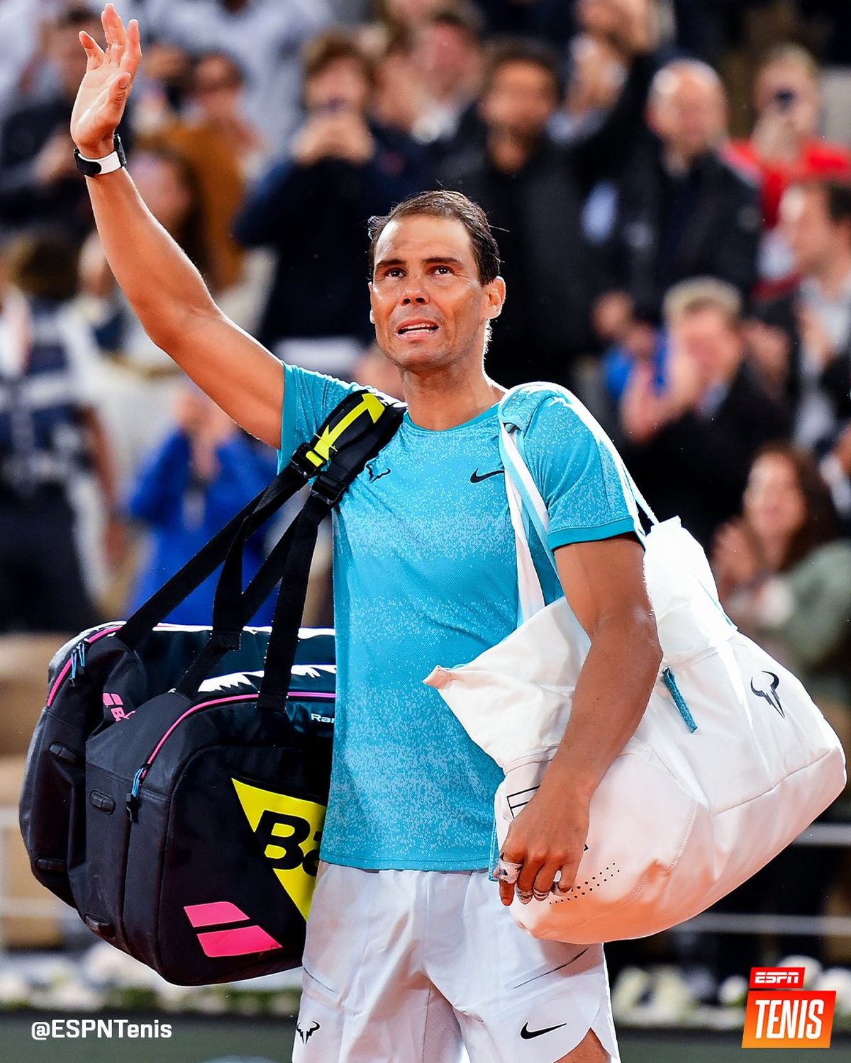 Rafael Nadal pudo haber jugado su último partido en Roland Garros.