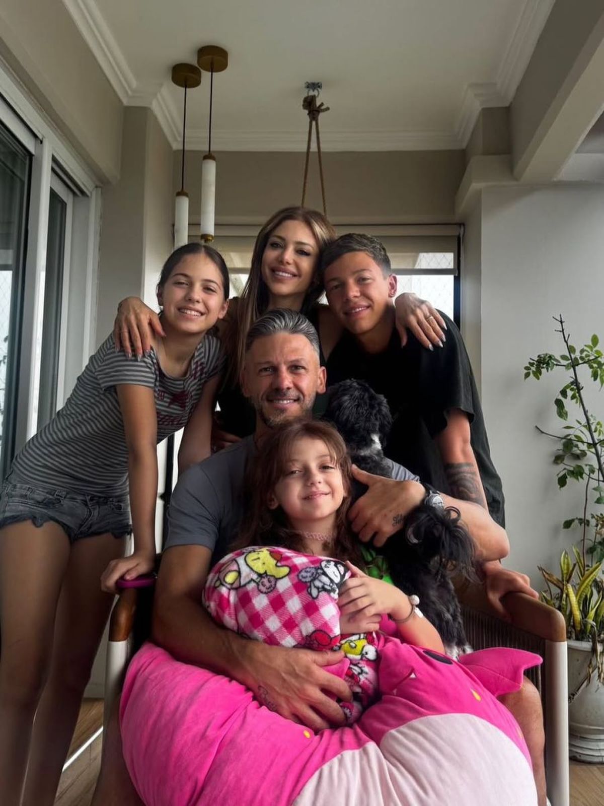 La foto de Evangelina Anderson y Mart&iacute;n Demichelis juntos.