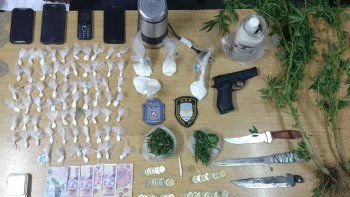 Detuvieron a seis personas con droga en Godoy Cruz