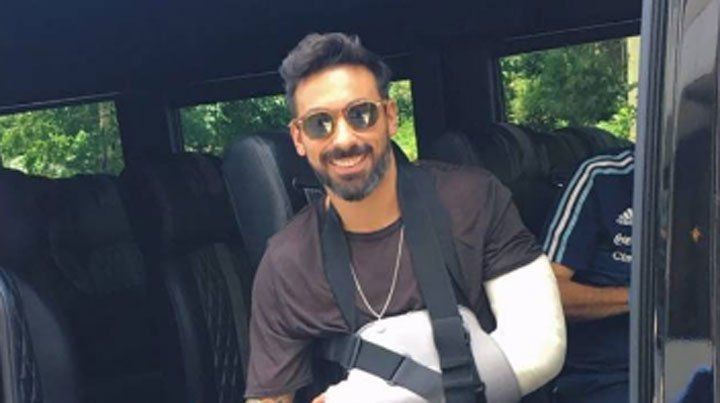 Lavezzi y su mensaje tras la fractura