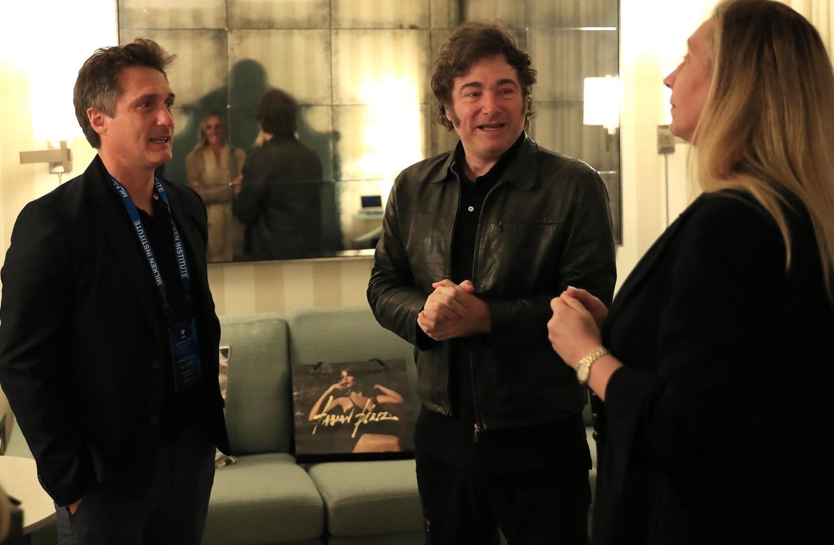 Javier Milei y Guillermo Barros Schelotto se encontraron en Estados Unidos. Javier Milei y Guillermo Barros Schelotto se encontraron en Estados Unidos.