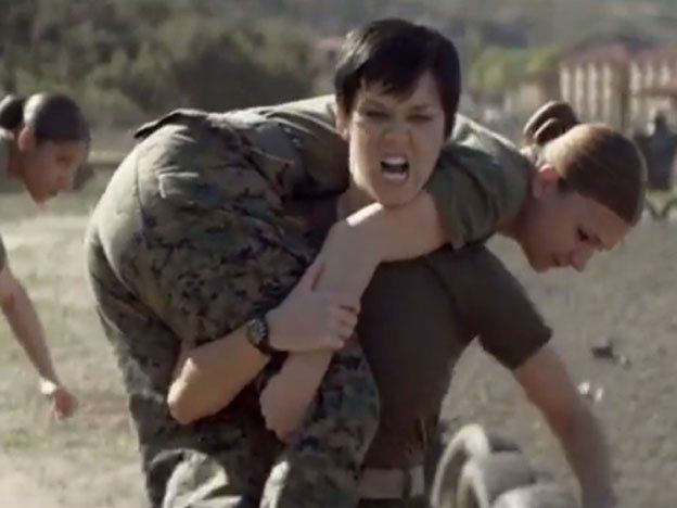 Se puso guerrera