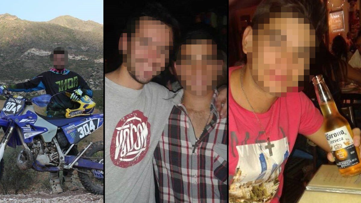 Cuatro de los acusados por el ataque en patota -se pixela su rostro por pedido judicial-.