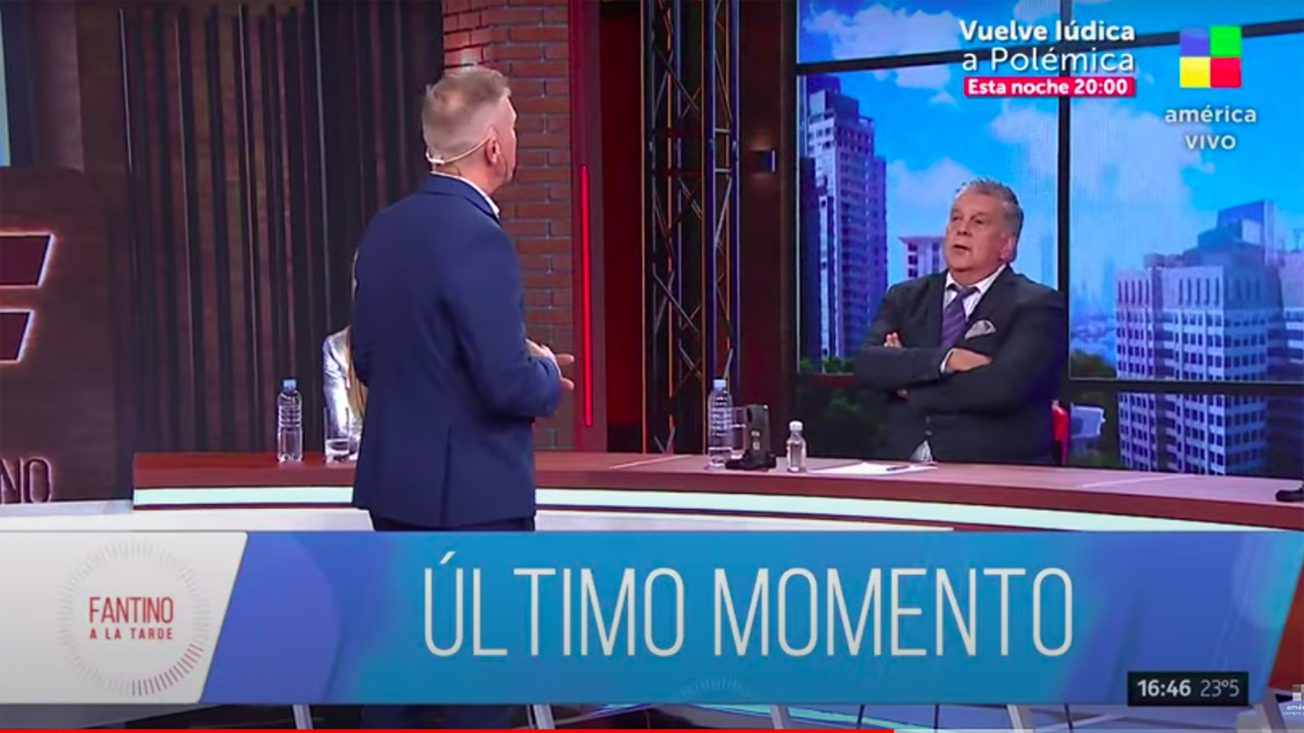 Alejandro Fantino y Luis Ventura.