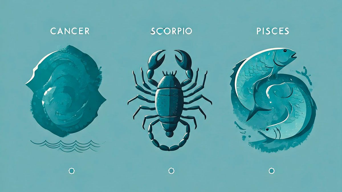 En astrología, los signos de agua son Cáncer, Escorpio y Piscis. Estos signos se caracterizan por su sensibilidad, intuición y capacidad de adaptación, al igual que el elemento que los representa. En astrología, los signos de agua son Cáncer, Escorpio y Piscis. Estos signos se caracterizan por su sensibilidad, intuición y capacidad de adaptación, al igual que el elemento que los representa.