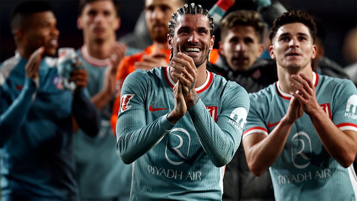 Rodrigo De Paul y Julián Álvarez, figuras del Atlético de Madrid.