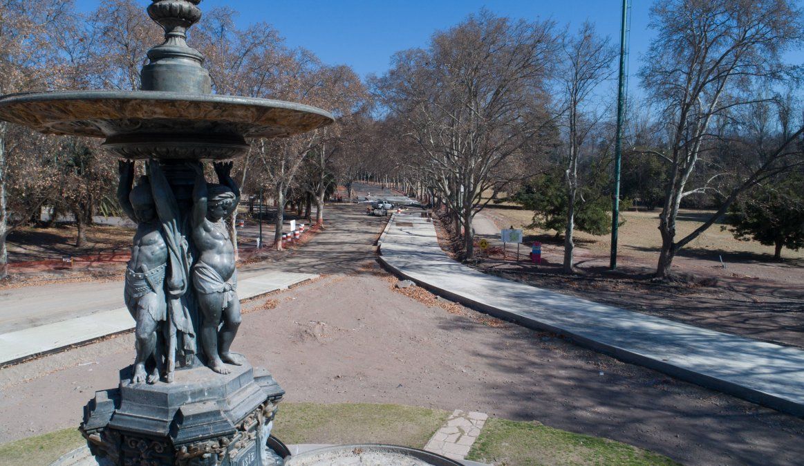 Parque San Martín: las obras se intensifican en setiembre