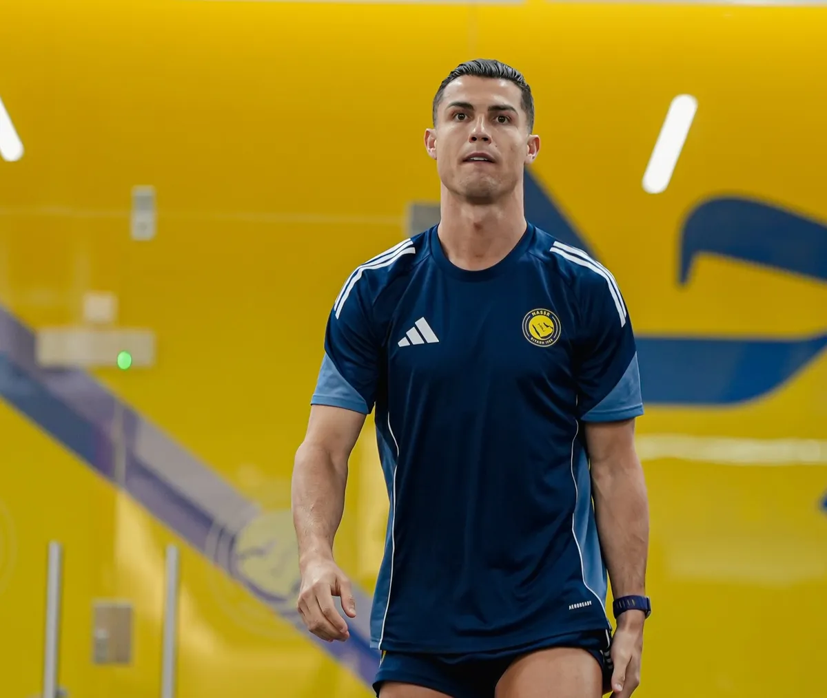 Cristiano Ronaldo en las instalaciones del Al-Nassr.