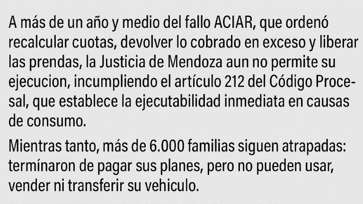 La denuncia de los damnificados. La denuncia de los damnificados.