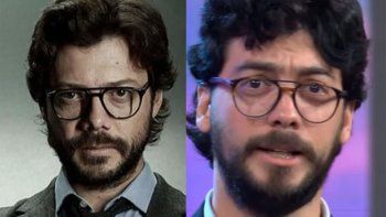 El impactante parecido de un participante del programa de Guido Kaczka con El profesor de La casa de papel