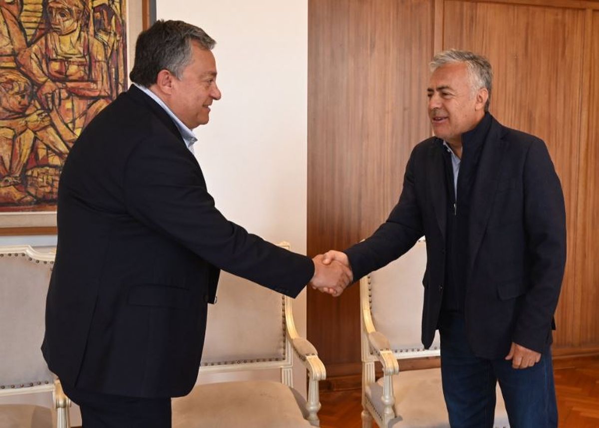El gobernador se reuni&oacute; con Sergio Giglio Mestre, vicepresidente de Desarrollo de la empresa Antofagasta Minerals.