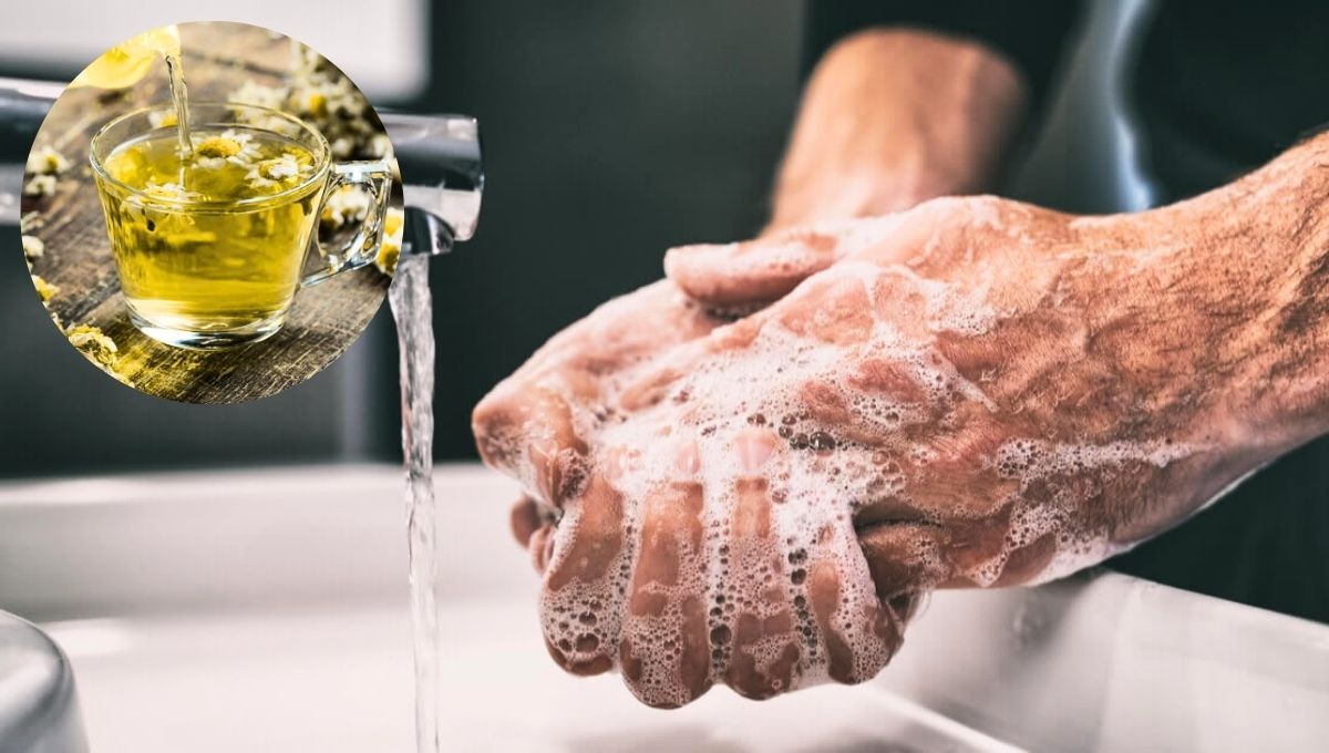 El lavado de manos con manzanilla es una práctica que no debe realizarse en exceso