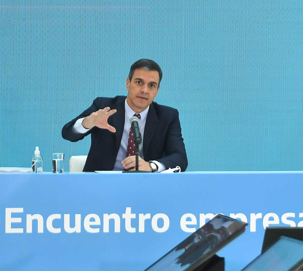 Pedro Sánchez ratificó su respaldo 