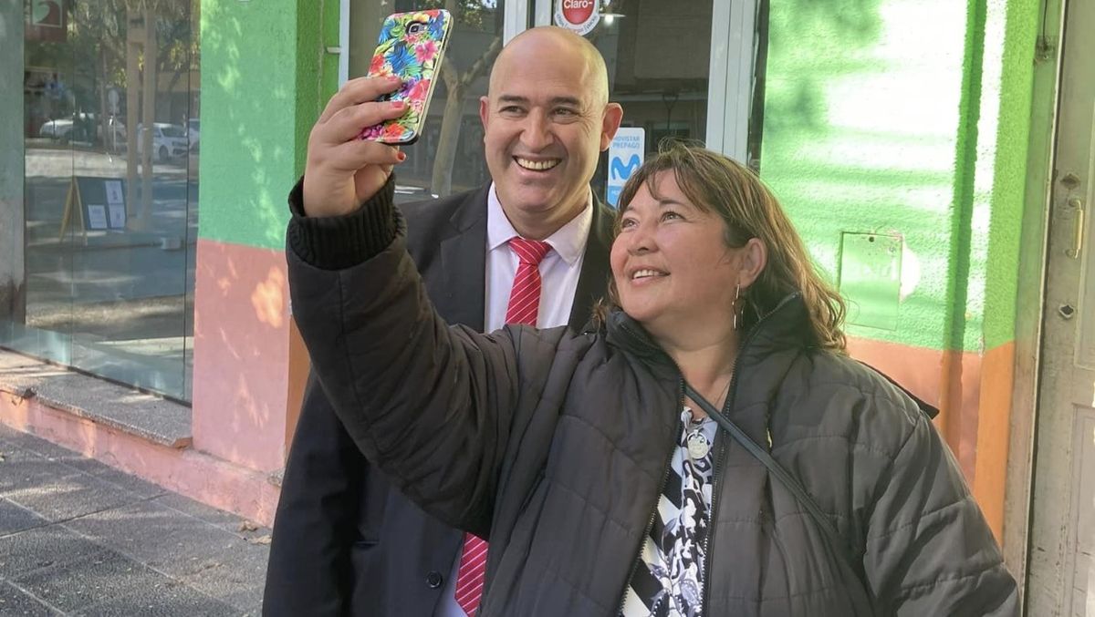 El precandidato Claudio Vázquez.