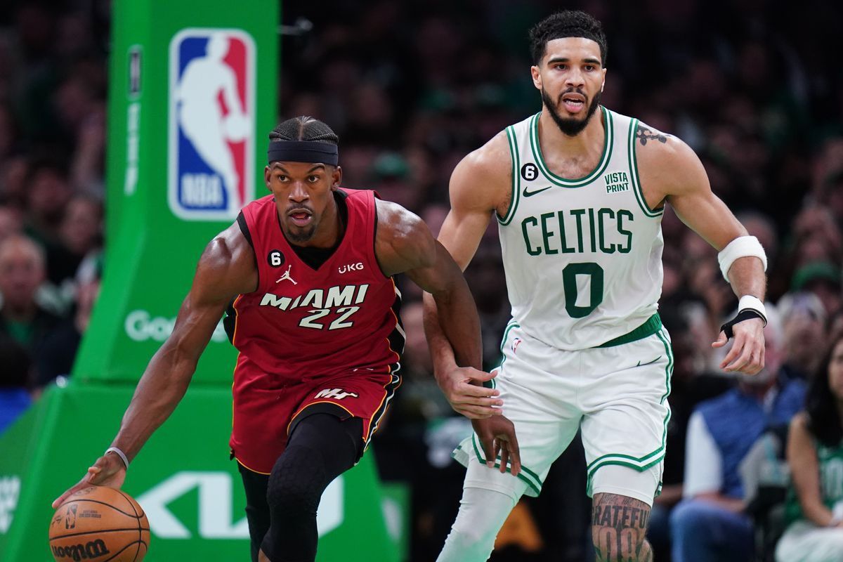 Los Celtics y Miami afrontan una pareja serie en el Este. Los Celtics y Miami afrontan una pareja serie en el Este.