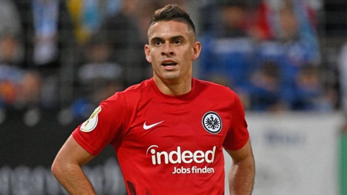 Borré fue campeón de la Europa League en el Eintracht Frankfurt