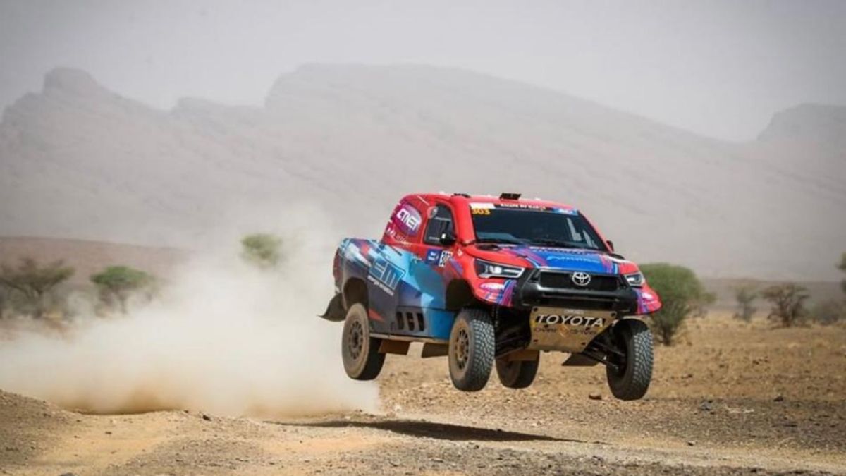 La Toyota Hilux del Overdrive Team tuvo un rendimiento impecable