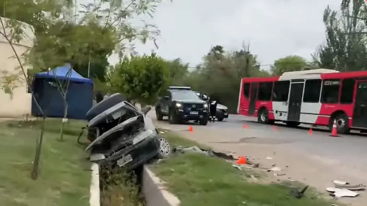 Accidente en Guaymallén. Accidente en Guaymallén.