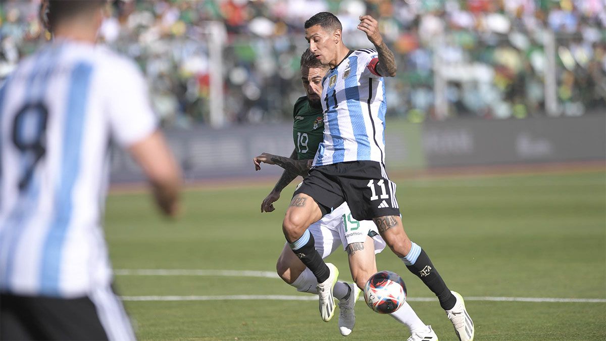 Angelito Di María fue una de las figuras de la Selección argentina.