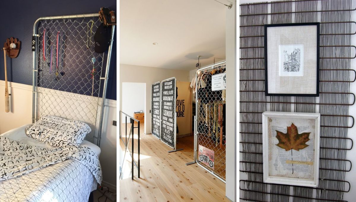 Reciclar resortes de una cama. Reciclar resortes de una cama.