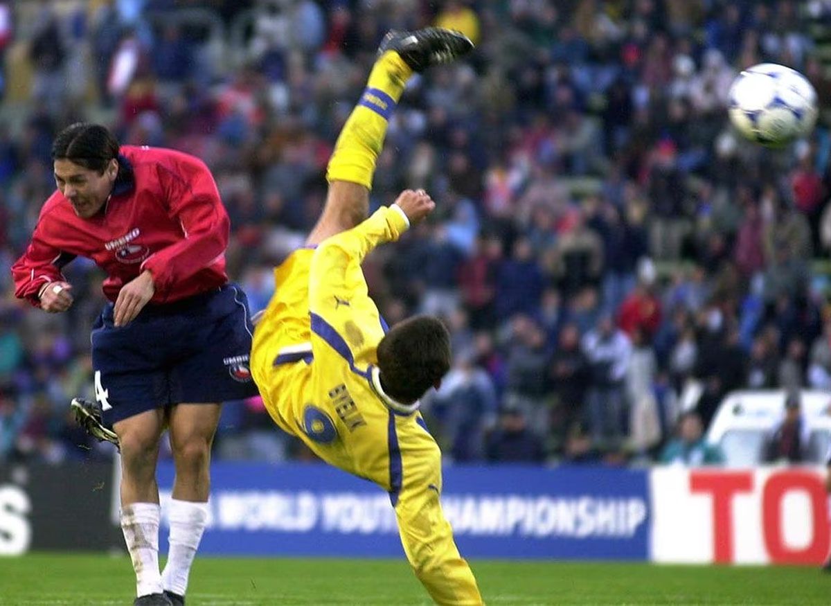 Chile y Ucrania jugaron en el Malvinas en el 2001