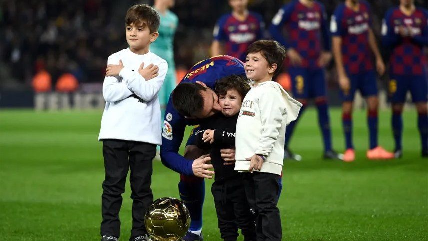 Coronavirus: Leo Messi usó una tierna foto para pedir #QuedateEnCasa