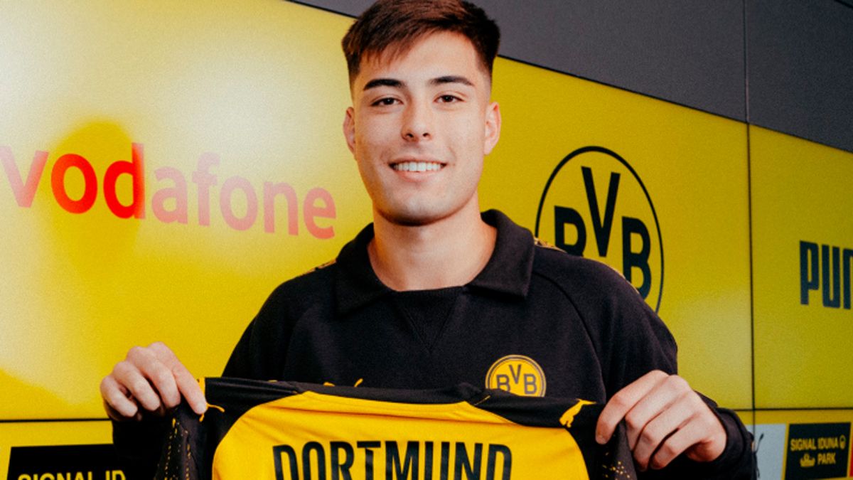 Anselmino jugará en el Dortmund.