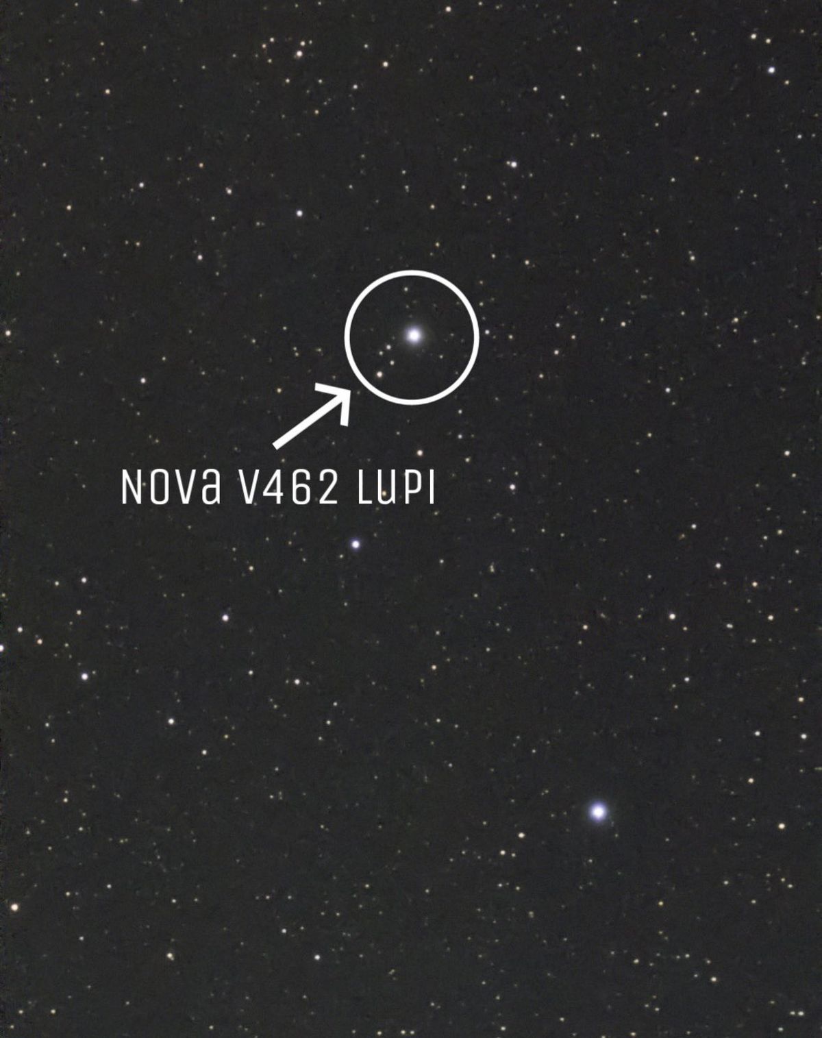 V462 Lupi, el estallido de estrellas que puede observarse en el cielo nocturno de junio V462 Lupi, el estallido de estrellas que puede observarse en el cielo nocturno de junio