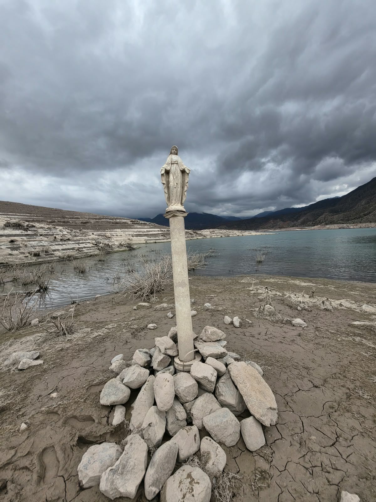 Así está hoy la denominada Virgen del Agua. Gentileza Así está hoy la denominada Virgen del Agua. Gentileza