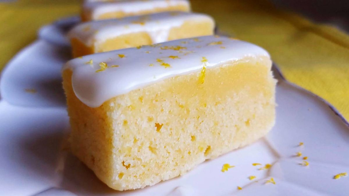 Receta del brownie de limón