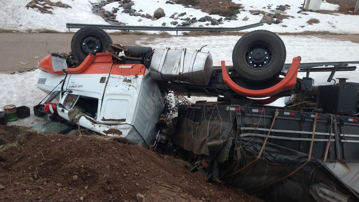 El accidente del camionero se produjo este jueves en la ruta 7.
