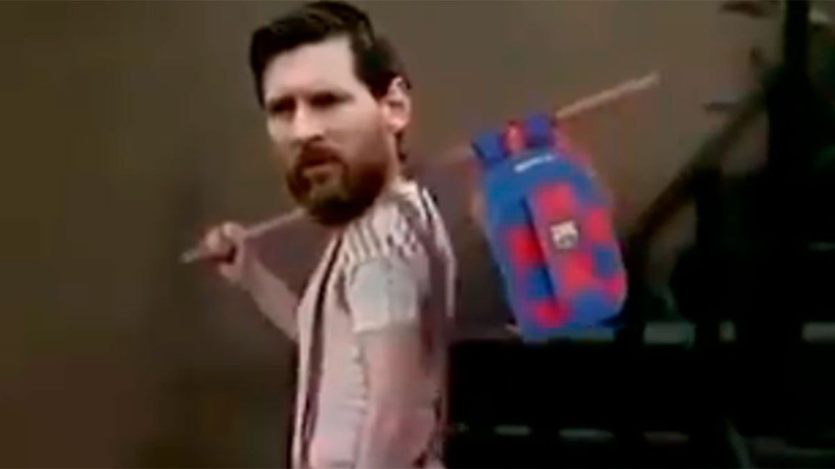 Lionel Messi fue el centro de las burlas en las redes tras confirmar que se queda en Barcelona.