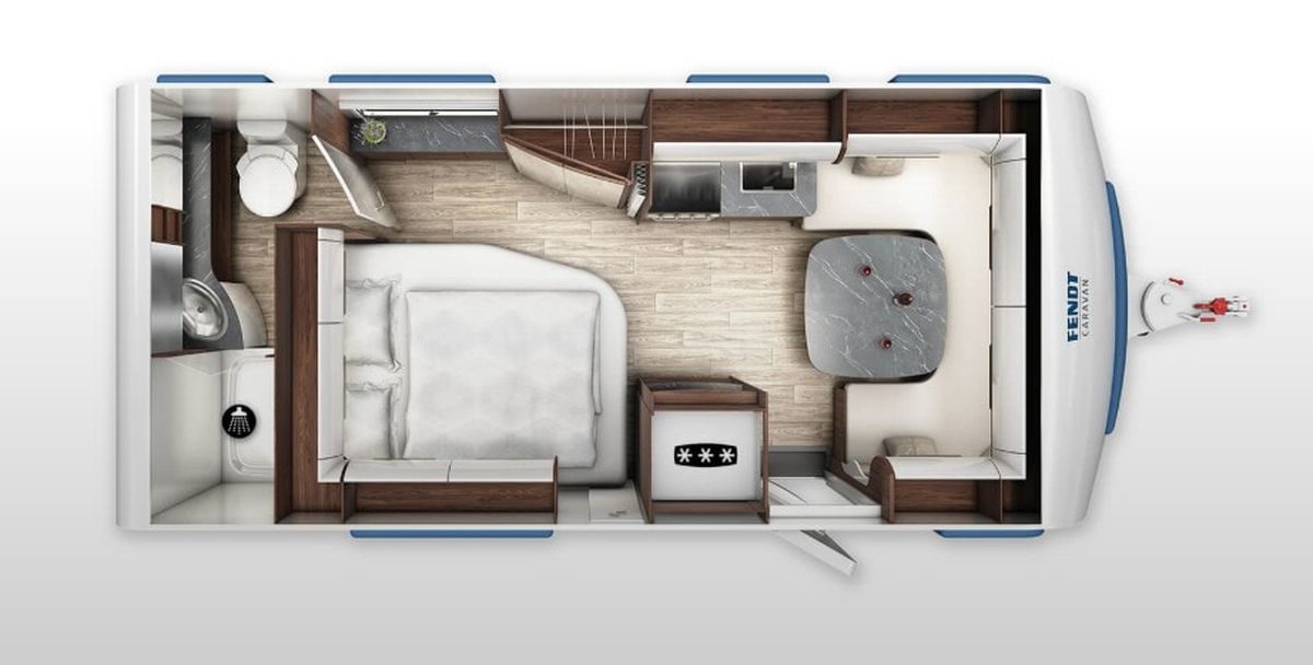La casa rodante alemana que es lujo y confort sobre ruedas