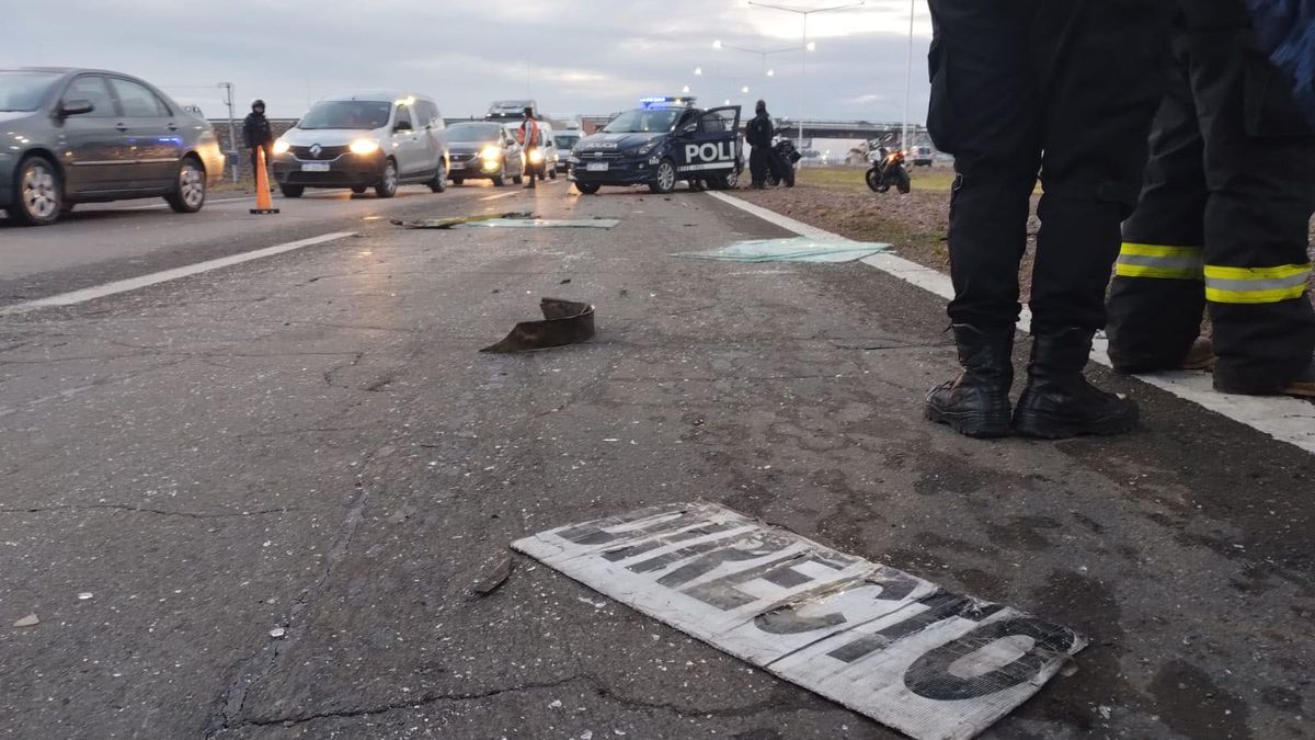 Una pasajera indicó que sabían que esto podía pasar en cualquier momento por la velocidad en la que circulan por el Acceso Este.