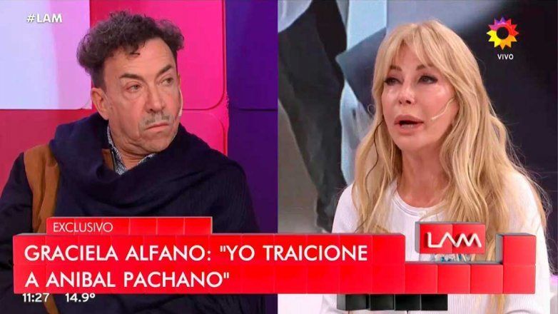 Llorando desconsolada Graciela Alfano confesó: Traicioné a Pachano